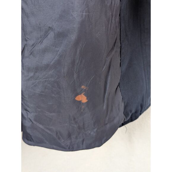 Tommy Bahama Silk Shacket w/ Pockets Navy Blue Men's Size Medium - Picture 9 of 13